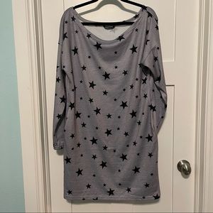 Star print SHEIN size large dress with pockets! Celestial print!